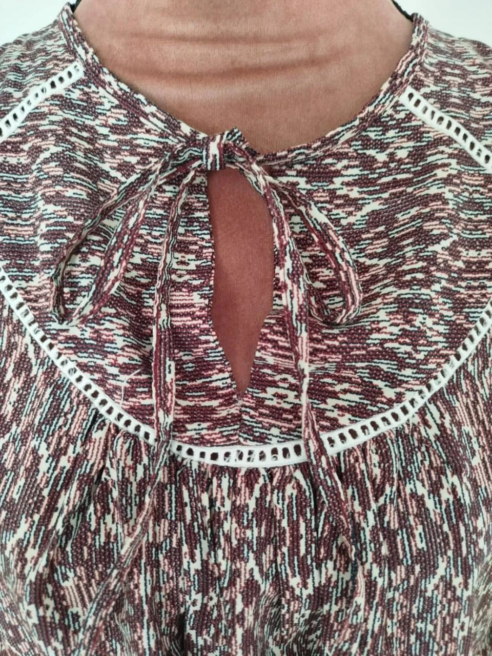 💗Blusa burdeos Multiples Mujer Talla M / 38 – photo 6